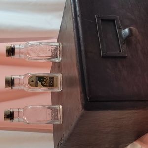 Vintage Glass Honey Jar w/ Cork Honey Acers